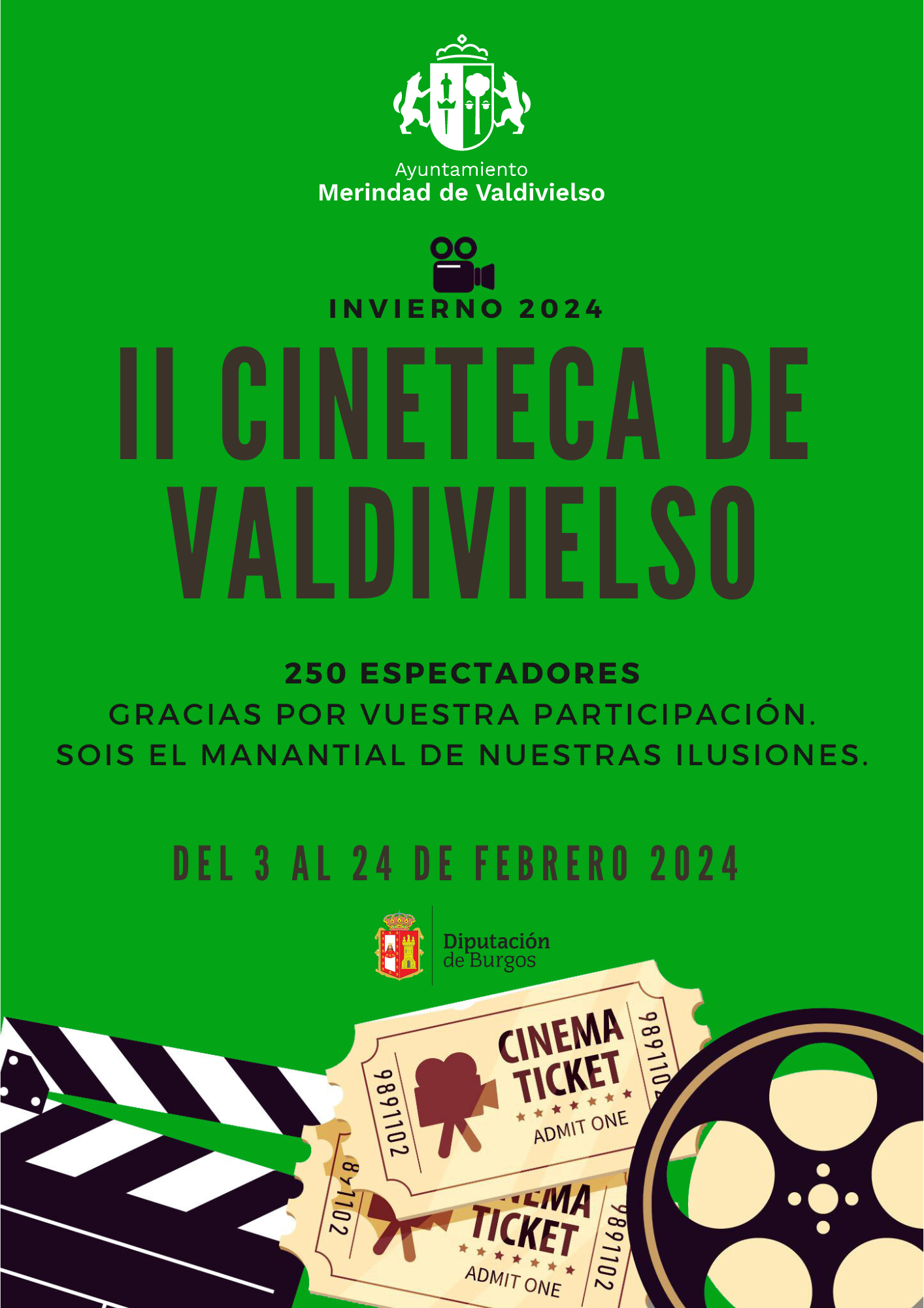 La Cineteca cierra su segunda edición con 250 espectadores.