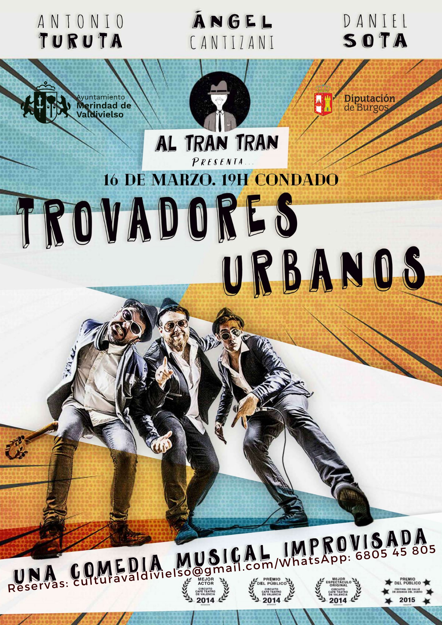 Trovadores urbanos. 16 de marzo. 19H. Condado